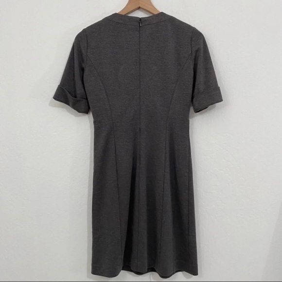 Tahari Women’s 2P Arthur S. Levine Gray Mid Length Career Dress Short Sleeve - Picture 7 of 7